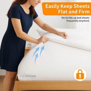 Adjustable Lock <b>Sheet</b> Holders <b>Bed</b> <b>Sheet</b> Holders for Corners Plastic Durable Heavy Duty Bedroom <b>Sheet</b> Clips Fit All Mattress - Product Image 3