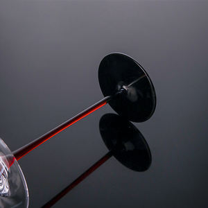 Venta al por mayor 15oz 24oz cristal 510ml OEM logotipo personalizado barato tallo rojo copa de vino tinto copas de vino tinto - Product Image 6