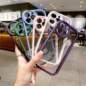 Coque de protection créative transparente intégrale anti-chute pour iPhone 16, compatible avec Apple 17 Pro Max, simple pour iPhone 15, 14 - Product Image 1