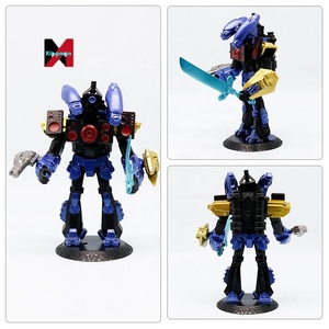 Mecha guerriero titano altoparlante uomo Monitor da toilette uomo ragazzo bambola figura modello multiverso giocattolo da collezione Cool - Product Image 2