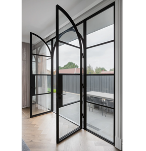 Phổ biến nhất thiết kế đơn giản <span class=keywords><strong>8</strong></span> Lites kính và cửa thép - Product Image 4