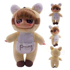 Muñeca de bebé suave personalizada de primera calidad para niñas con cabeza grande realista de 15-30cm, muñeco de peluche, juguete y trajes para bebés - Product Image 6