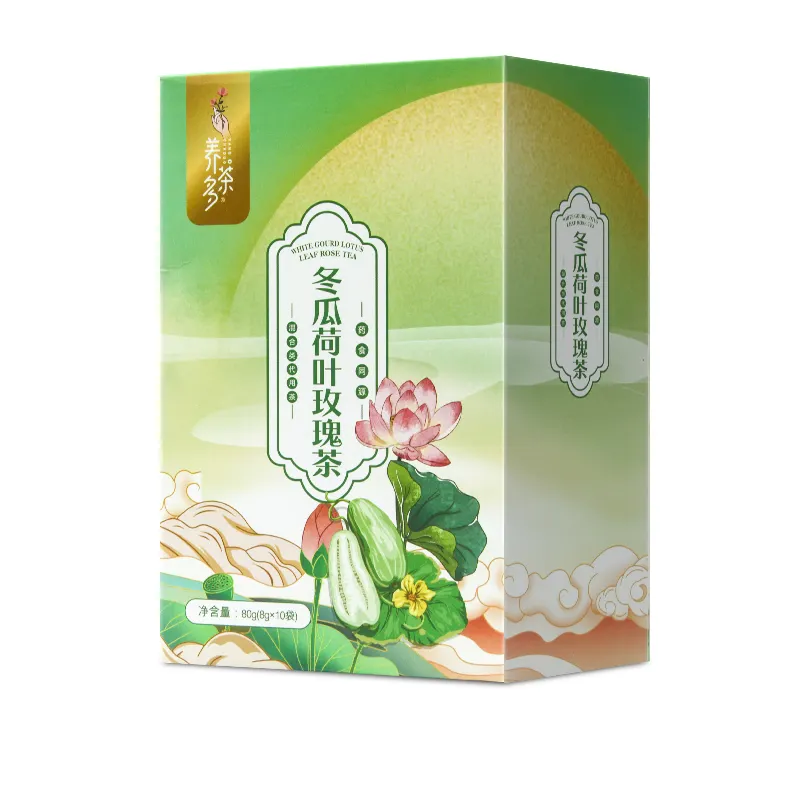 The Fine Quality Natural No Additives Winter Melon Lotus Leaf Rose Tea