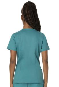 ชุดเครื่องแบบแพทย์ประจำโรงพยาบาลเสื้อสครับคอวีผ้ายืด4ทางสำหรับพยาบาลที่มีประสบการณ์ - Product Image 2