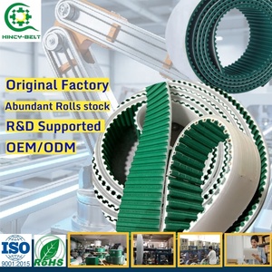 KINCY-BELT ผู้ผลิตสายพานไทม์มิ่งอุตสาหกรรม PU แบบ OEM สายพานเคลือบ <span class=keywords><strong>PAZ</strong></span>/สายพานแบบต่อพินสปไลซ์ตามสั่ง - Product Image 1
