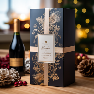กล่องไวน์ขวดใหญ่ฝาปิดและฐานกล่องไวน์สำหรับเป็นของขวัญแชมเปญขนาด100มล. <span class=keywords><strong>ต</strong></span>ัวอย่างไวน์1แพ็ค - Product Image 3