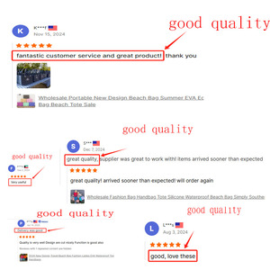 FENGJIU Plage Croc Sacs Étanche Eva Fourre-Tout Sac De Plage Silicone Plage Caoutchouc Personnalisé Designer Sac Taille Moyenne 39*16*29CM - Product Image 6