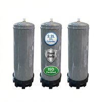 Bouteille de CO2 en acier haute capacité 1200g (2,2L) pour fontaines à soda de restaurant et systèmes de distribution d'eau pétillante