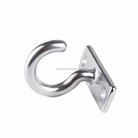 Polea marina de placa plana curva en forma de signo de interrogación, de acero inoxidable 304 pulido a espejo, accesorio náutico para ventilador de techo de barco