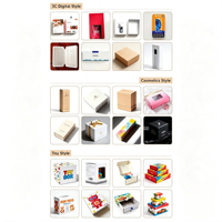 Boîte cadeau en papier rigide de luxe avec logo personnalisé en relief, boîte couleur recyclable pour vêtements, cosmétiques et accessoires de mode