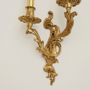 Appliques murales en acrylique d'intérieur à LED pour hôtel, chambre, salon, bureau, or nordique - Product Image 3