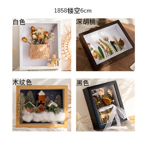 Tamanho personalizado Profundidade 3d <span class=keywords><strong>Frame</strong></span> Display Case Shadow <span class=keywords><strong>Box</strong></span> <span class=keywords><strong>Frame</strong></span> personalizado Photo <span class=keywords><strong>Frame</strong></span> Picture <span class=keywords><strong>Frame</strong></span> <span class=keywords><strong>Box</strong></span> para parede e Tabletop Display - Product Image 4