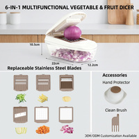 Bpa Gratis Keuken Salade Gereedschap Ui Slicer Dicer Groentesnijder Shredder Hand Raspen Fruit Groente Chopper