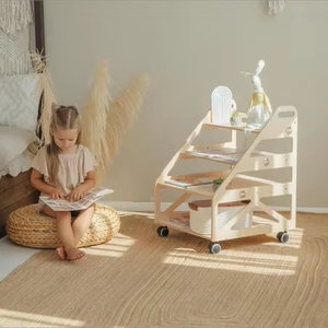 Estantería Montessori para lectura, muebles para niños y estantería de juguetes, estantería moderna para guardería - Product Image 4