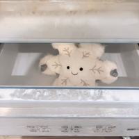 Vente chaude gelée chat mignon flocon de neige coton peluche jouet hiver nouveauté unisexe cadeau pour les enfants les anniversaires et noël