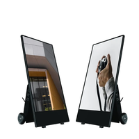 Pantalla LCD Táctil Capacitiva para Exteriores de 1080P HD, 32'', 43'', 55'', Cartel Digital con Batería, Resistente al Agua IP65, Sistema Operativo Android 7.1