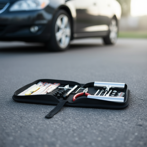 ชุดเครื่องมือซ่อมยาง CTC-689 46 ชิ้น สำหรับยางแบบไม่มียางใน รวมถึงกล่องเหล็ก ยาง พลาสติก และโลหะ - Product Image 1