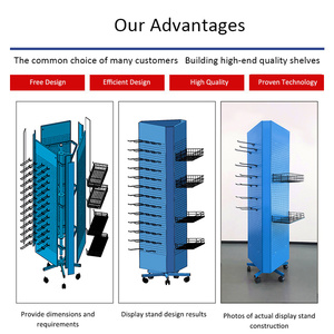OEM ODM Biểu Tượng Tùy Chỉnh Kích Thước Màu Kim Loại Hiển Thị Đứng Hiển Thị Triển Lãm Kệ Xoay Hiển Thị Thiết Kế Miễn Phí - Product Image 2
