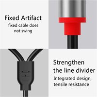 Livraison Rapide Câble RCA Stéréo Y Splitter 3,5 mm Mâle vers 2 RCA Mâle 0,5 m 1 m 1,5 m 2 m 3 m 5 m 10 m