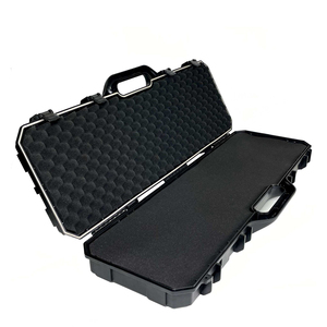 Chống Sốc Lớn Thiết Bị Bảo Vệ Mang Theo Hộp Với Bánh Xe Không Thấm Nước Dài Nhựa Cứng Trường Hợp Súng Cho Ngoài Trời Săn Bắn Thể Thao - Product Image 4