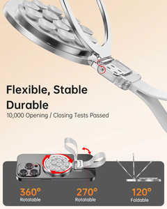 Super prix porte-anneau de qualité énorme H7 support à ventouse sous vide multi-surfaces cuisine utiliser poignée de téléphone magnétique - Product Image 2