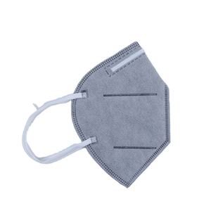 Masker Wajah sekali pakai 6 lapis dapat disesuaikan perlindungan kerja KN95 abu-abu antidebu <span class=keywords><strong>meltblown</strong></span> bernapas kain non-tenun untuk masker - Product Image 3
