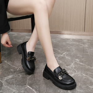 Mocasines para Mujer K1806, Antideslizantes, Parte Superior de PU, Cierre con Cordones, Color Sólido, Moda Verano 2023, Casuales, con Suela Gruesa y Elevada - Product Image 5