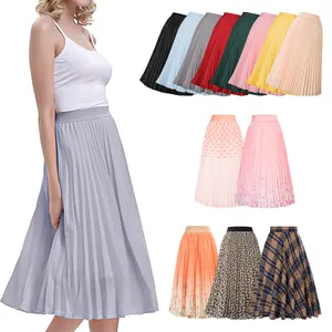 Preppy Purple Mini a Line Streetwear Japanese Style High Waisted Plaid Skirt Women Short Tennis Skirts Young Casual Adults Midi