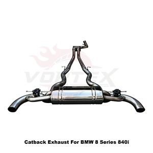 Vortex High Flow Exhaust <b>Back</b> System for BMW 8 Series 840i 2019-2022 Coupe Valvetronic Sound Control - Product Image 3