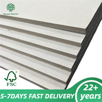 Fabricant professionnel de carton gris 1200gsm 1500gsm pour la production de boîtes cadeaux de luxe et de couvertures de livres