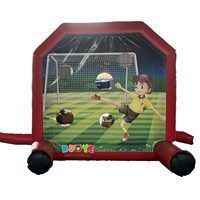 Offre Spéciale jeux de carnaval en plein air cible de football jeu de tir de football gonflable en pvc pour la fête et les événements
