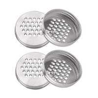 Pot Mason en métal de qualité alimentaire Linlang Shanghai, avec couvercle à vis en acier inoxydable, fermetures anti-déversement – Vente chaude