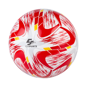 Balón de fútbol CJ Sports Durable Red TPU para partidos de entrenamiento recreativo Hecho en Vietnam - Product Image 1