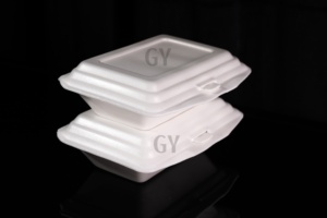 Disposable Foam Food Container Foam Takeout Box Single-use Foam Box Takeout Container Food Delivery Box Cheap Foam Lunch <b>Boxes</b> - Product Image 4