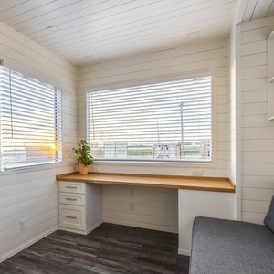 Maison conteneurisée CE 20 pieds pour extension de jardin, maison préfabriquée utilisable comme studio, bureau ou maison d'hôtes - Product Image 6