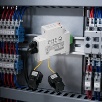 Compteur d'énergie monophasé à double circuit AC Acrel ADL200M-CT-2-D36 avec CT externe Modbus-RTU sur rail DIN pour armoire de distribution