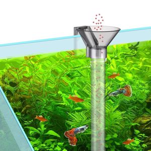 Kit tangki ikan kecil kustom kualitas tinggi tabung pemberi makan akuarium bergaya dengan ABS awet plastik akrilik kaca spons kecil air - Product Image 6