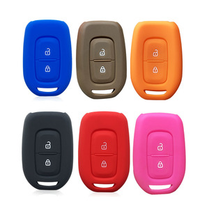 Housse de porte-clés à distance 2 boutons pour Dacia Duster II <span class=keywords><strong>2021</strong></span> Logan Cap pour <span class=keywords><strong>Renault</strong></span> Duster Sandero Stepway Logan 2 <span class=keywords><strong>Scenic</strong></span> Master - Product Image 2