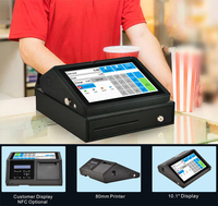 Imprimante de terminal de paiement android, point de vente thermique, support de tablette, caisse enregistreuse avec code qr, systèmes d'imprimante de point de vente
