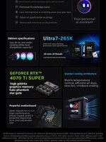 PC de Escritorio ATX de Torre Completa Legion Y9000K con Caja Acrílica y Fuente de Alimentación Refrigerada por Agua para Equipos de Juego de Alta Gama y eSports