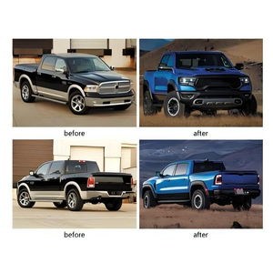 Ngoại thất cho Dodge <span class=keywords><strong>Ram</strong></span> <span class=keywords><strong>2500</strong></span> 2019-2023 năm nâng cấp lên TRX 2024 Phụ Kiện Xe Hơi chuyển đổi Facelift Chất lượng cao PP bội thu - Product Image 6