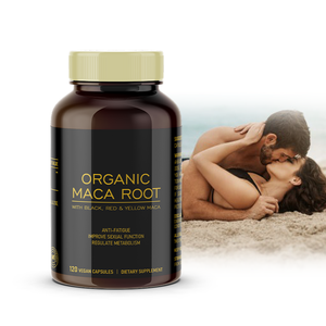 כמוסות מאקה אורגנית טבעוניות 4000 מיליגרם משפרות חיוניות, סיבולת, בריאות הרבייה וניהול אנרגיה, 120 כמוסות - Product Image 1