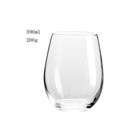 Verre à jus moderne et minimaliste sans pied ni couvercle, écologique, compatible lave-vaisselle/micro-ondes, pour café froid infusé, latte glacé, usage domestique