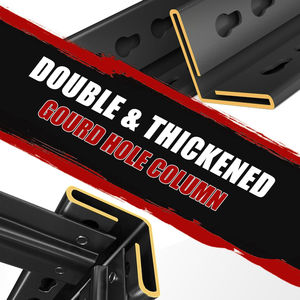 5 מדפים אחסון מתכווננת, 3300Lbs קיבולת פלדה כבדה מדף עבור מחסן, שחור. 72 "h x 40" w x 19.8 "d - Product Image 5