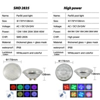 Blue Elephant IP68 LED Par56 Encastré Piscina Lampe Piscine Ampoule Remplacement avec Corps En Verre Conception D'éléphant