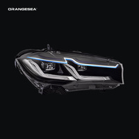 Assemblages de phares automatiques pour BMW X5 F15 2014-2018, assemblage de phares LED 6000K 10000 Lumens, phares halogènes à LED