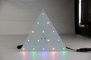 Bảng Đèn LED Gắn Tường Đầy Màu Sắc <span class=keywords><strong>15</strong></span> Chiếc Bảng Điều Khiển Hình Tam Giác Màn Hình Điều Khiển SMD5050 <span class=keywords><strong>RGB</strong></span> DMX512 Pixel - Product Image 4