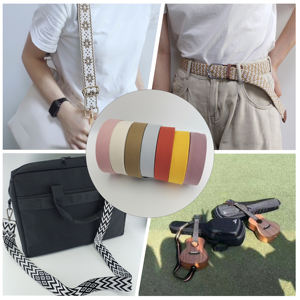 High Strength 25MM Braided <strong>Cotton</strong> <strong>Webbing</strong> Twill Herringbone Tape For Garments Outdoor Backpack And Belt - Product Image 3