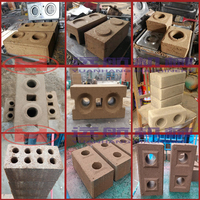 Machine manuelle de fabrication de briques en terre cuite emboîtables à vendre