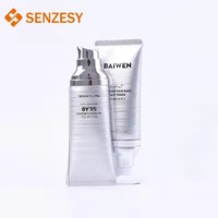 SENZESY 50ml Tabung Sunscreen Aluminium Plastik Langsung dari Pabrik dengan Cetak UV untuk Kemasan Kosmetik Krim BB, Tahan Lama dan Dapat Diremas